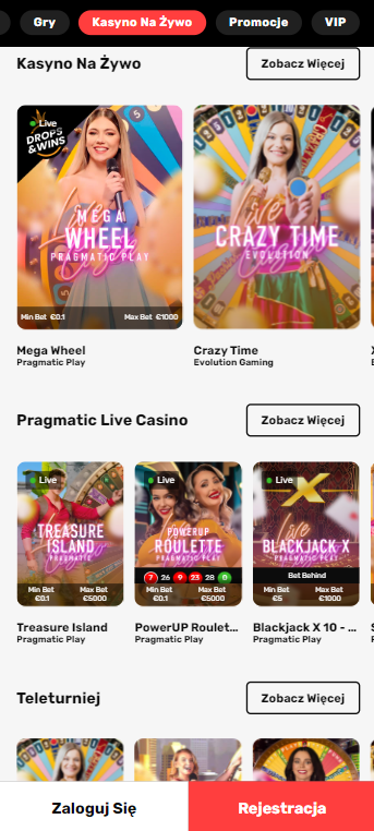 Kasyno na żywo _ Live Casino_ Ultra Casino - Google Chrome 2024-03-27 16.51.35