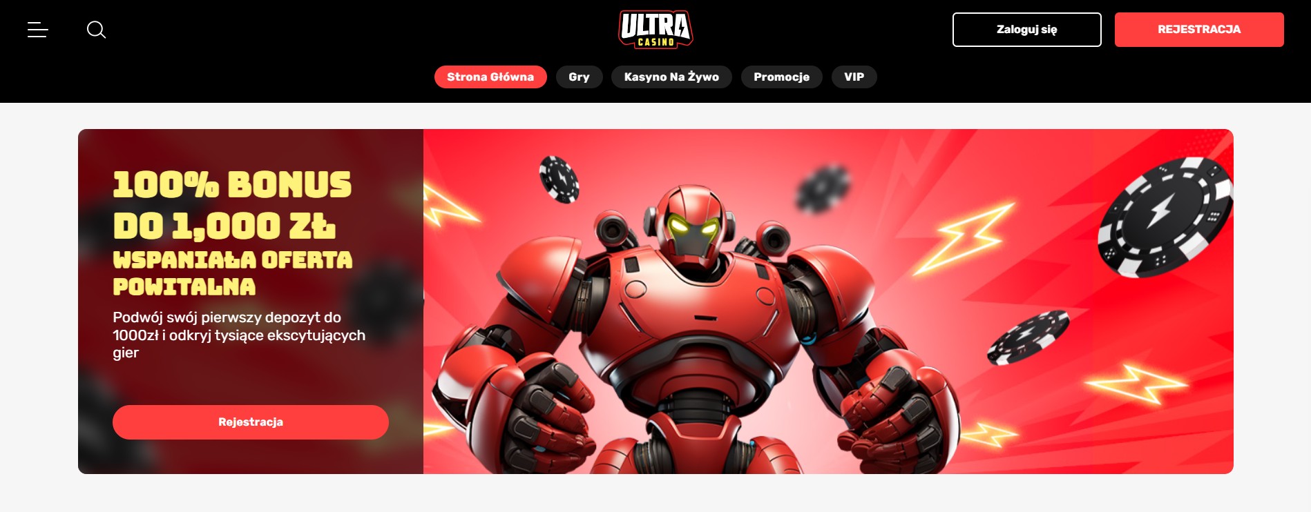Ultra Casino _ Najlepsze kasyno online - Google Chrome 2024-03-27 16.48.46
